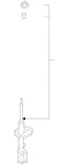 Genuine Toyota Suspension Strut 48530-09551 New. Price: $202.94.