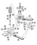 Genuine Mopar Suspension Shock Absorber Package 5086591AG New. Price: $112.80.