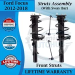 Gabriel Oem Front Struts W/ Sway Bar 2012-2018 Ford Focus Lifetime Warranty New. Price: $337.66.