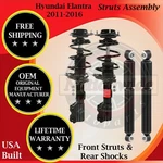 Monroe Oem Front Struts & Rear Shocks For 2011-2016 Hyundai Elantra Lifetime War New. Price: $348.86.