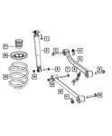 Genuine Mopar Suspension Shock Absorber Kit 68029959AA New. Price: $89.06.