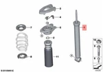 Genuine Mini Cooper F54 ALL4 Sd Clubman Shock Absorber Rear Vdc 37106884544 New. Price: $281.98.