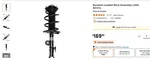 Duralast Loaded Strut Assembly LS34-84131L, New In Box. Price: $100.00.