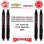 Skyjacker Shock Pair 6-8" Front 4.5-8" Rear For Chevy & Gmc K1500, 2500, K20, 10 New. Price: $311.34.