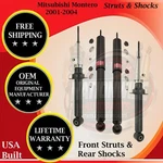Kyb Oem Front & Rear Shocks For 2001-2004 Mitsubishi Montero Lifetime Warranty New. Price: $330.97.