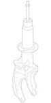 Genuine Volkswagen 2008-2010 Touareg Tdi Base Left Shock Absorber 7L6-413-031-S New. Price: $196.43.