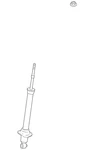 Genuine Lexus Shock Absorber 48530-80506 New. Price: $284.74.