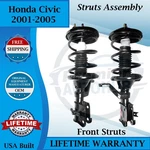 Monroe Genuine Oem Front Struts For 2001-2005 Honda Civic Lifetime Warranty New. Price: $265.00.