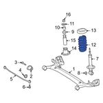 For Toyota Corolla 2009-2013 4823102750 Rear Coil Spring New. Price: $94.90.
