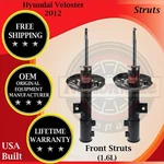 Kyb Oem Front Struts For 2012 Hyundai Veloster 1.6L Lifetime Warranty New. Price: $208.47.