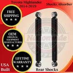 Monroe Genuine Oem Rear Shocks For 2014-2019 Toyota Highlander Lifetime Warranty New. Price: $150.04.