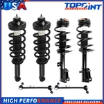6PC Front Rear Struts W/coil Spring & Sway Bar Links For 2011-2019 Dodge Journey New. Price: $241.80.