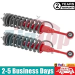 Pair Front Red Spring Shock Strut Assys For Toyota 4RUNNER 4.0L V6 4WD 2010-2024 New. Price: $259.75.