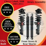 Monroe Oem Front Struts & Rear Shocks For 2005-2011 Chevy Hhr/cobalt 10 Yr Warr. New. Price: $308.00.