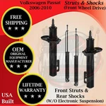 Monroe Oem Front Struts & Rear Shocks For 2006-2010 Volkswagen Passat 9YR Warra. New. Price: $333.00.