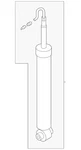 Genuine Audi Suspension Shock Absorber 4K0-616-031-L New. Price: $785.01.