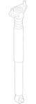 Genuine Mazda Suspension Shock Absorber C514-28-910 New. Price: $100.02.