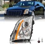 For 2008 -2014 Cadillac Cts Ct-s Driver Side Lh Headlight W/bulb Halogen Model New. Price: $83.79.