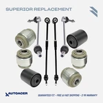 Autoacer 10P Rear Arm Bushes Tie Rods Stabilizer Links For Jaguar Stype Xj Xf Xk New. Price: $207.00.