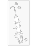 Genuine Nissan Suspension Strut E6110-6HT0A New. Price: $2219.75.