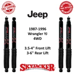 Skyjacker Black Max Front Rear Shock Set For 87-96 Wrangler 4WD 3.5-4" Lifted New. Price: $311.34.