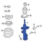 For Kia Sorento 2021-2023 54651R5500 Front Right Suspension Strut New. Price: $281.85.
