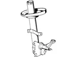 Genuine Bmw Front Right Spring Strut 31-31-1-123-616 New. Price: $286.26.
