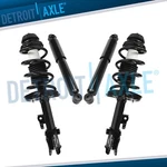 Front Struts W/coil Spring Rear Shock Absorbers For 2010 2011 2012 2013 Kia Soul New. Price: $160.06.