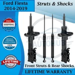 Monroe Oem Front Struts & Rear Shocks 2014-2019 Ford Fiesta Lifetime Warran. New. Price: $317.68.