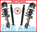 Fcs Complete Front Loaded Struts & Rear Shocks Fits 2007 - 2013 Acura Mdx New. Price: $429.99.