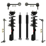 Monroe Front Struts Rear Shocks Sway Bars Kit Pcs 13-18 Ford Explorer Fwd New. Price: $579.95.