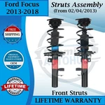 Monroe Oem Front Left & Right Strut 2013-2018 Ford Focus Lifetime Warranty New. Price: $258.69.