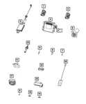 Genuine Mopar Hub Receiver 68449373AC New. Price: $89.77.