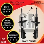Gm Genuine Oem Front Struts W/ Sway Bar For 2018-2023 Chevy Traverse Lifetime W. New. Price: $347.00.