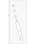 Genuine Toyota Shock Absorber 48530-80461 New. Price: $62.02.