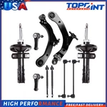 For 03-07 Saturn Front Suspension Struts Assemblies W/ Control Arms Tie Rods New. Price: $144.53.
