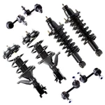 For 2003-05 Honda Civic 1.7L Gas Sway Bars Links Front Rear Struts Springs Shock New. Price: $279.35.