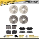 Front & Rear Oe Brake Rotors Pads For 2003-2005 Mercedes-benz C230 C240 New. Price: $275.22.