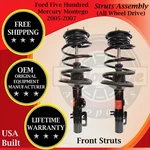 Monroe Oem Front Struts 2005-2007 Ford Five Hundred/mercury Montego 4X4 New. Price: $337.68.