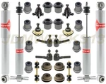 Suspension Rebuild Kit & Kyb Monotube Upgrade Shocks For Chevy Corvette 89 To 92 New. Price: $763.32.