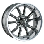 Ridler 650 Rim 18X9.5 5X114.3 Offset Grey W/polished Lip (quantity 1) New. Price: $316.99.