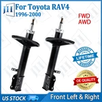 Front Pair Strut Suspension Set For 1996-2000 Toyota RAV4 L4 2.0L Fwd Awd New. Price: $68.29.