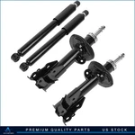 Fits 2012 Honda Civic Ex-l Coupe Set Of 4 Front Rear Struts Shocks Suspension New. Price: $86.03.