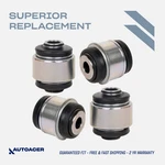 Autoacer -4P Rear Hub Knuckle Arm Bushings For Land Rover Range L322 03-12 New. Price: $91.00.