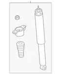 Genuine Ford Shock Assembly FV6Z-18125-BA New. Price: $113.84.