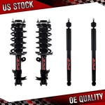 New Fcs Oe Complete Front Struts & Rear Shocks For 2016-2021 Acura Ilx 2.4L. Price: $537.82.