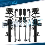 Front Struts Tie Rods Sway Bars Ball Joints Boots Kit 2013 - 2018 Ford Focus New. Price: $193.69.