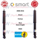 Bilstein B4 Rear 0" Shock Absorber Pair 2008-2016 Smart Fortwo Rwd 24-126793 New. Price: $157.32.