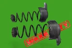 2009-2016 Audi A4 A5 A6 S4 Rear Suspension Shock Absorber Spring Coil Set Of Used. Price: $129.87.