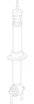 Genuine Ford Shock Absorber Assembly ML3Z-18124-U New. Price: $135.23.